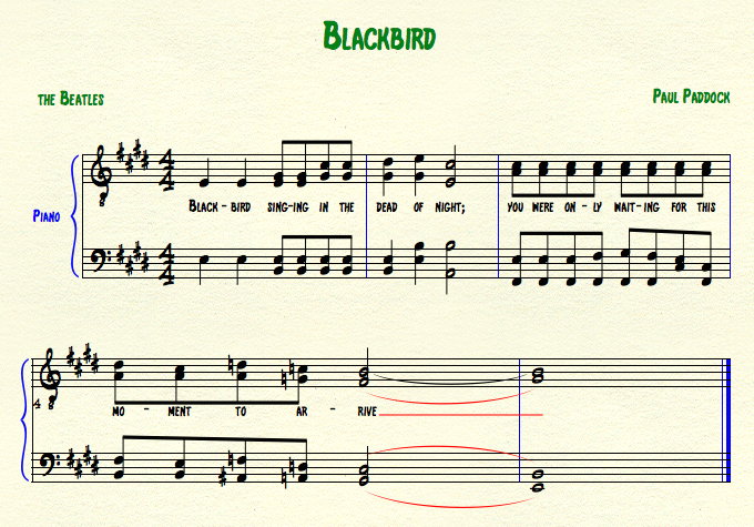 barbershop tags blackbird baritone melody blackbird sheet music