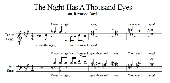 Barbershop s The Night Has A Thousand Eyes Special Feature Version Barbershop s The Night Has A Thousand Eyes Special Feature Version